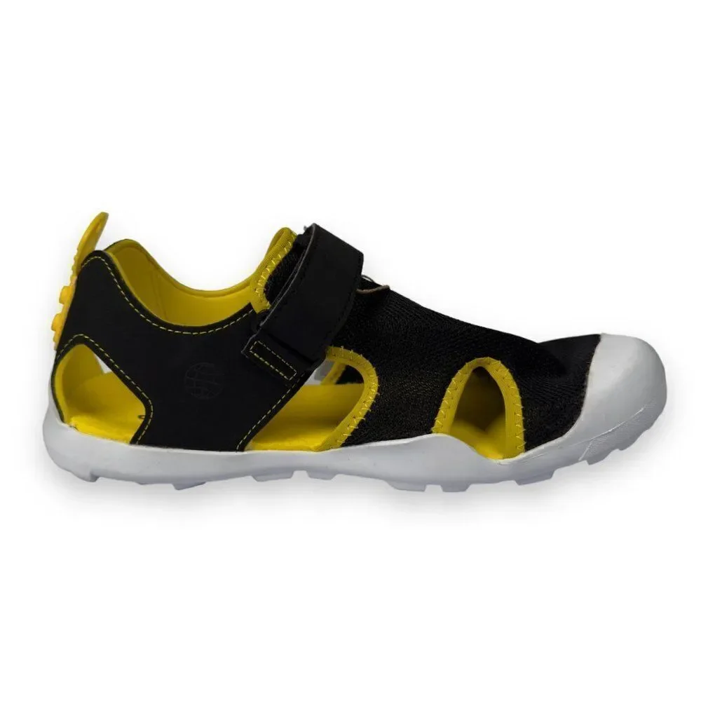 Adidas LEGO x Captain Toey J Sandals 'Black Yellow' GY5089 Youth 6‎